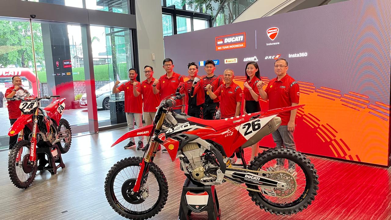 Resmi Diperkenalkan, Ducati MX Team Jadi Tim Motocross Ducati Pertama di Indonesia