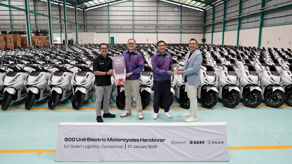 Elektrifikasi Menjangkit Dunia Logistik, 500 Unit Motor Listrik ALVA N3 Siap Disiksa