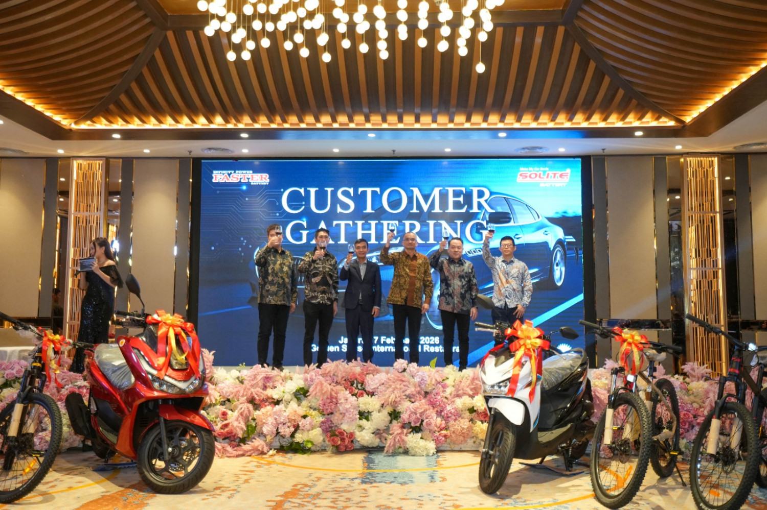 Pererat Sinergi, Faster &amp; Solite Battery Guyur Mitra dengan Berbagai Hadiah dan Dua Motor