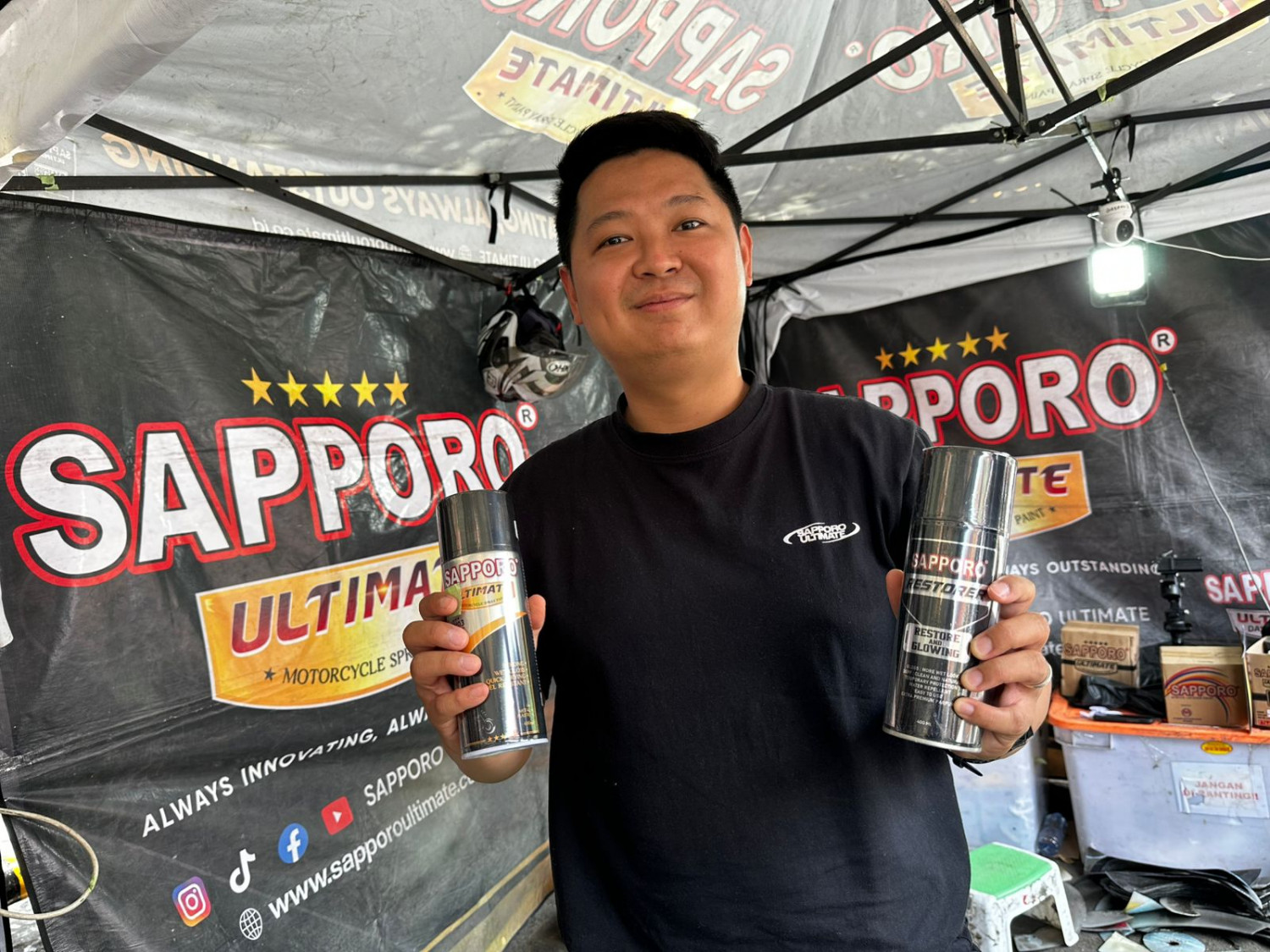 Cat Pelek Motor Bisa Ditunggu, Harga Cuma Rp 110 Ribu di Sapporo Gaspol