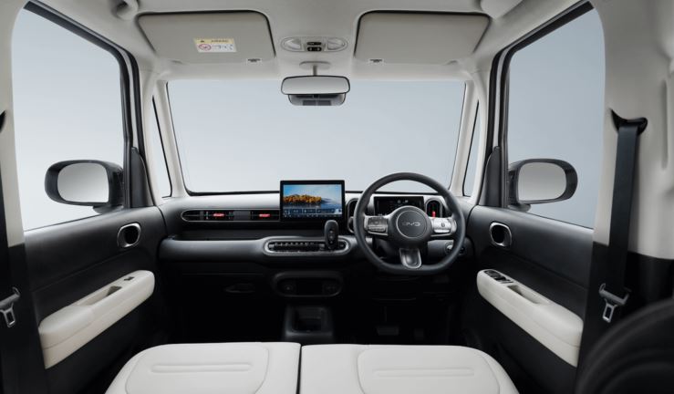 Minimalis dan Canggih, Akhirnya Interior Kei Car BYD Racco EV Terkuak