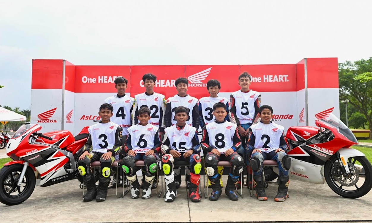 Selamat! AHM Umumkan 10 Pembalap Terpilih di Astra Honda Racing School 2026