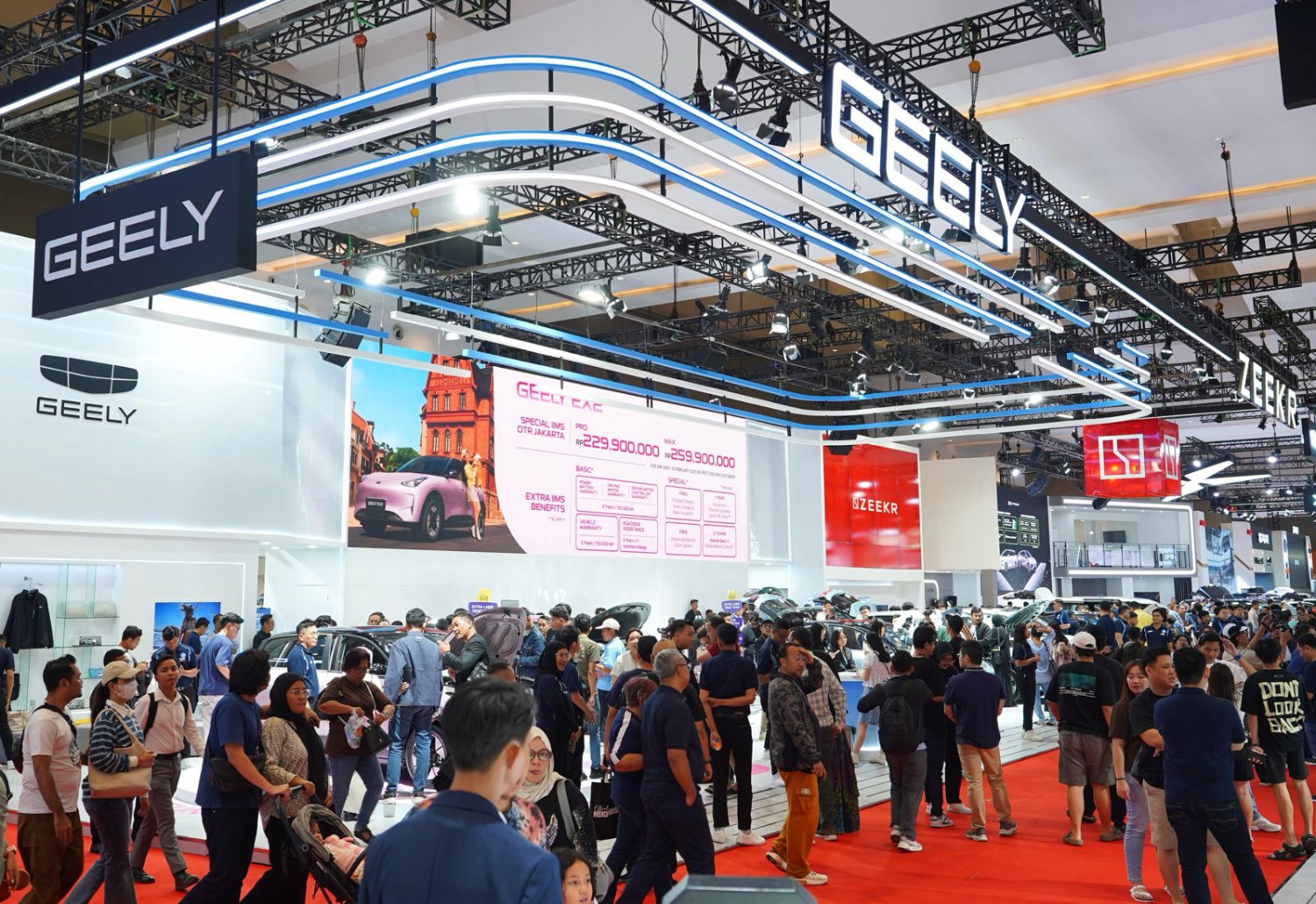 Geely Tutup IIMS 2026 dengan 1.776 SPK, Segini Kontribusi EX2