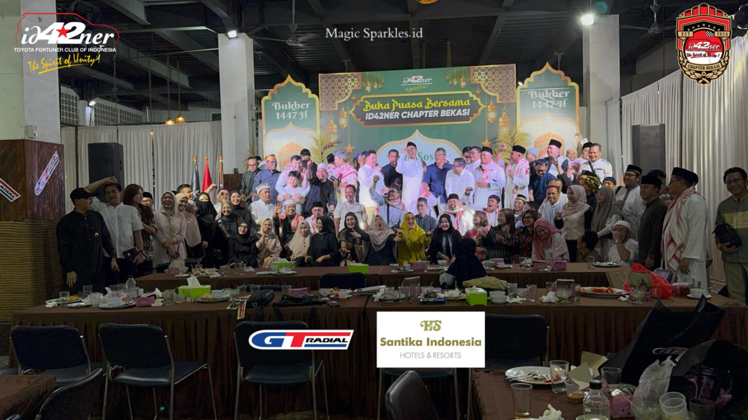 Komunitas Fortuner ID42NER Chapter Bekasi Gelar Bukber, Santuni Anak Yatim