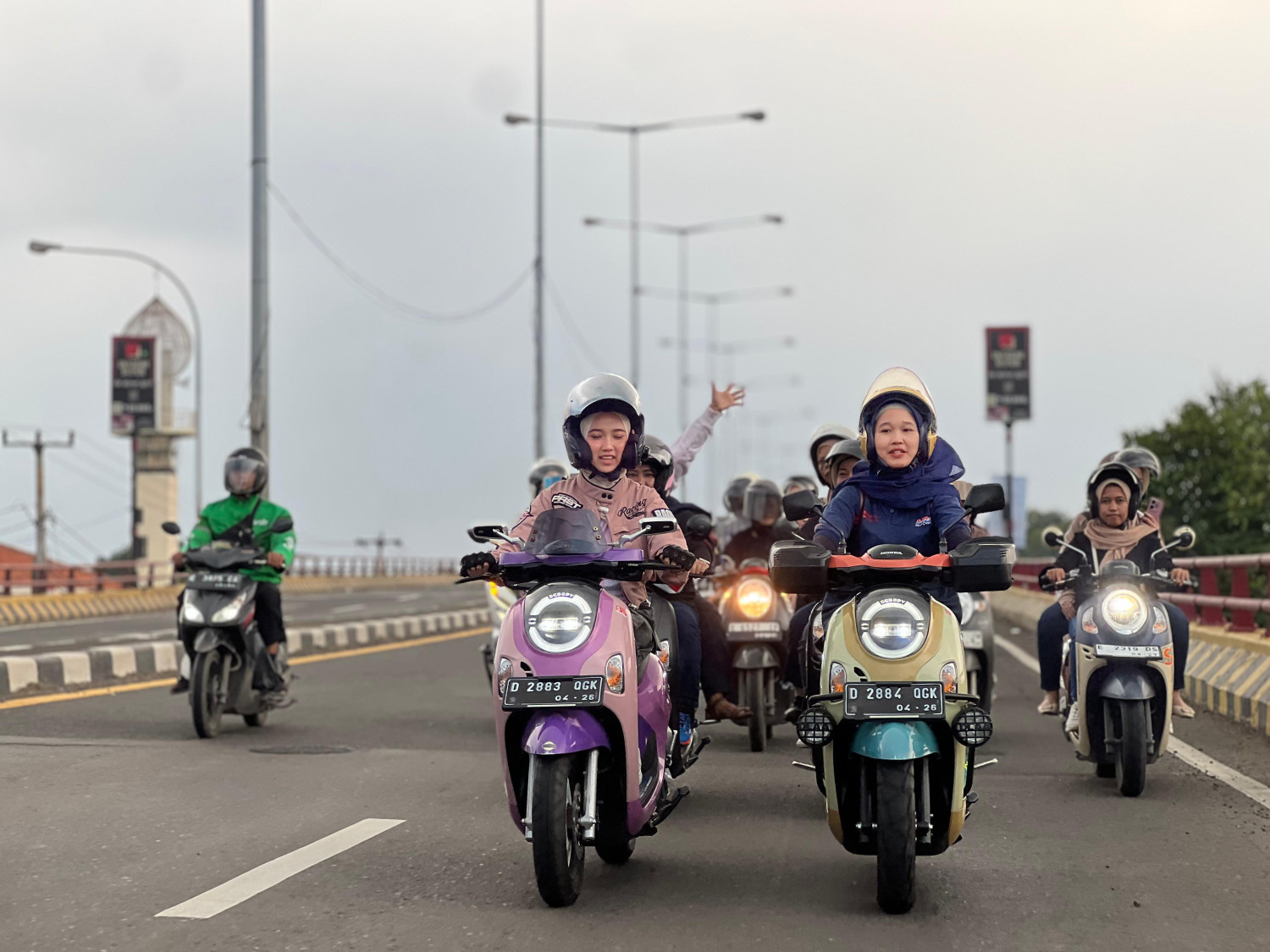 Pesona Hijabers Scoopy, Menebar Inspirasi dan Solidaritas di Kota Udang