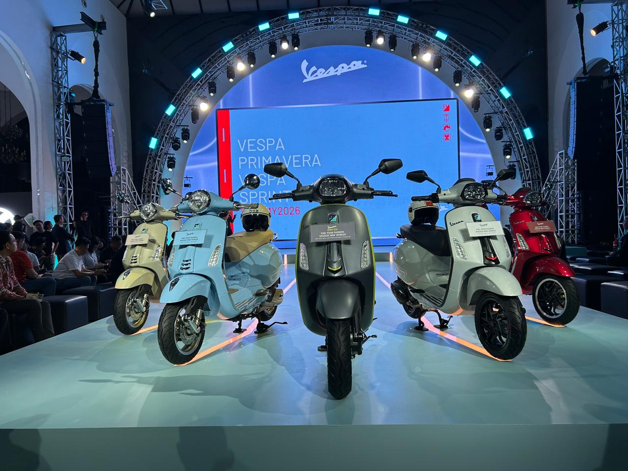 Perdana di Dunia, Vespa Luncurkan 5 Model Baru Bermesin 180 cc I-Get