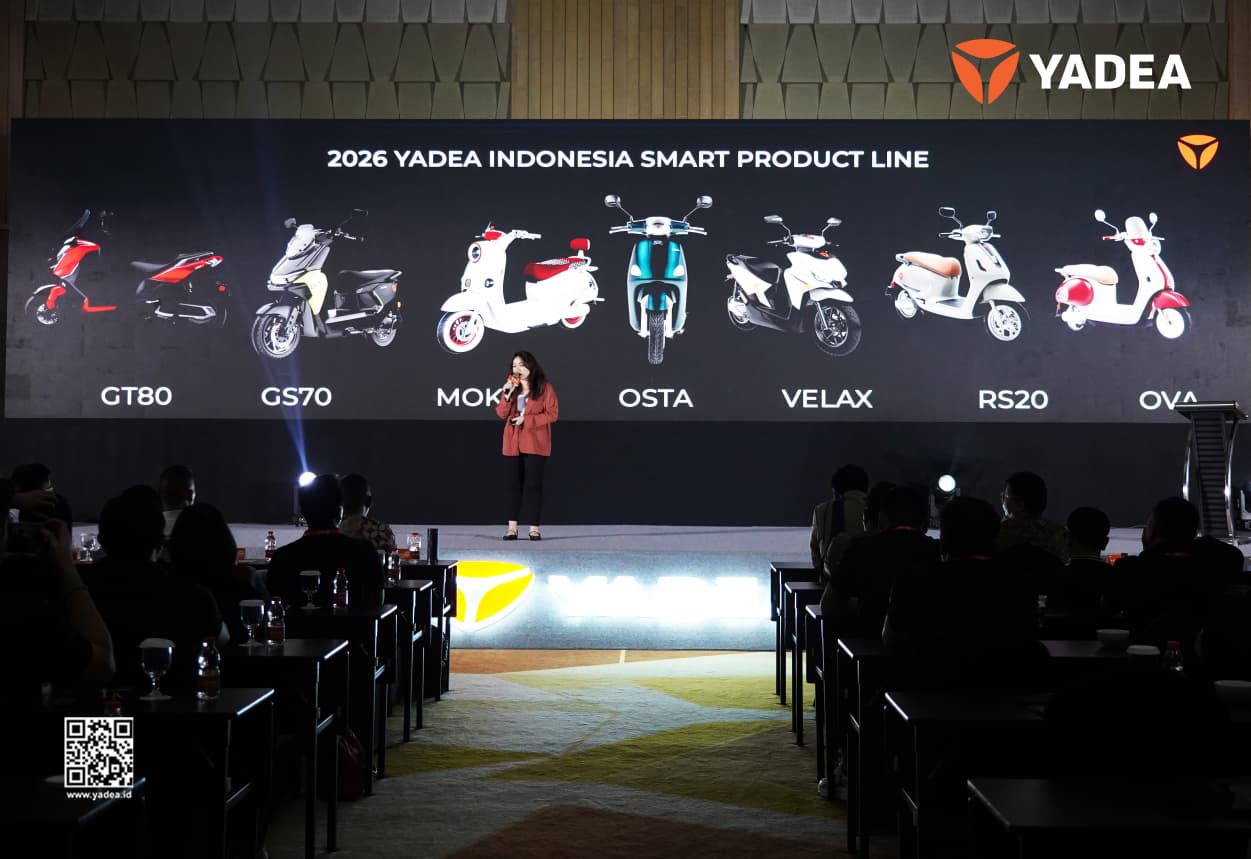 Yadea Kenalkan Sistem Cerdas di Motor Listrik, Ada Fitur GPS Tracking