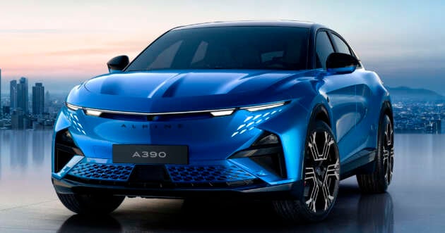 Alpine A390 debuts – tri-motor coupé-SUV with up to 470 hp; 89 kWh battery, up to 555 km range WLTP