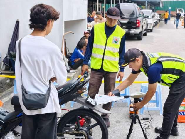KL Traffic Police continue crackdown on noisy bikes