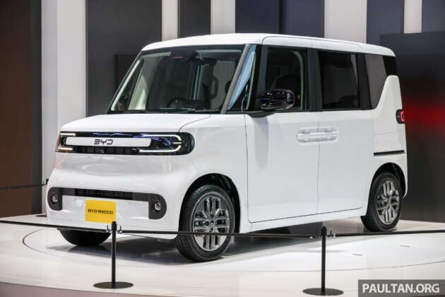 BYD Racco debuts as brand’s first kei EV developed specifically for Japan – 20 kWh, up to 180 km WLTC