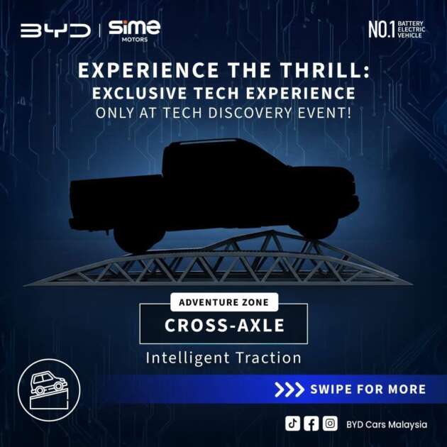 BYD Shark to be previewed in Malaysia – PHEV pick-up hinted at in upcoming Tech Discovery event teaser