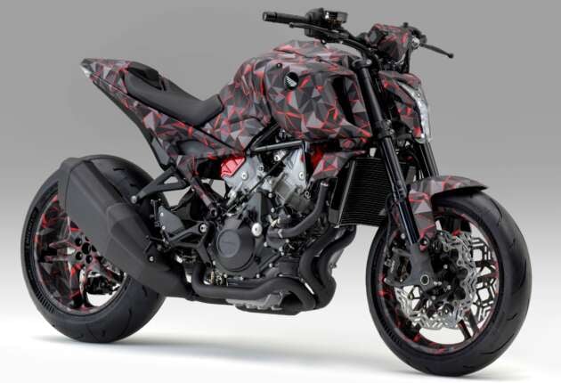 Honda shows V3R prototype at EICMA, 900 cc, V-three