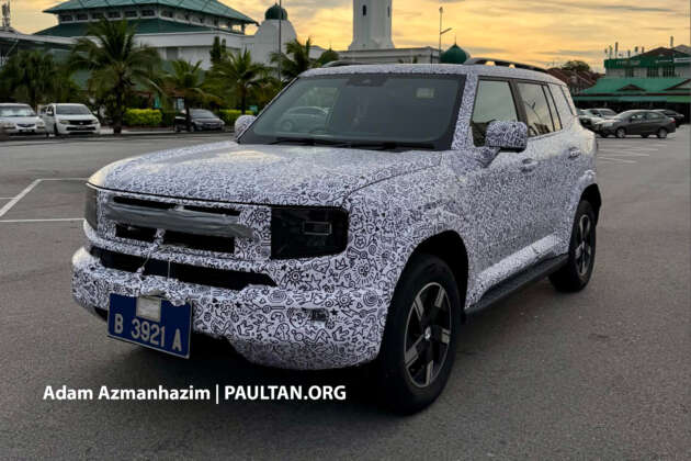 Jetour T1 spotted in Malaysia – less rugged-looking SUV compared to T2; 1.5T or 2.0T; launching soon?