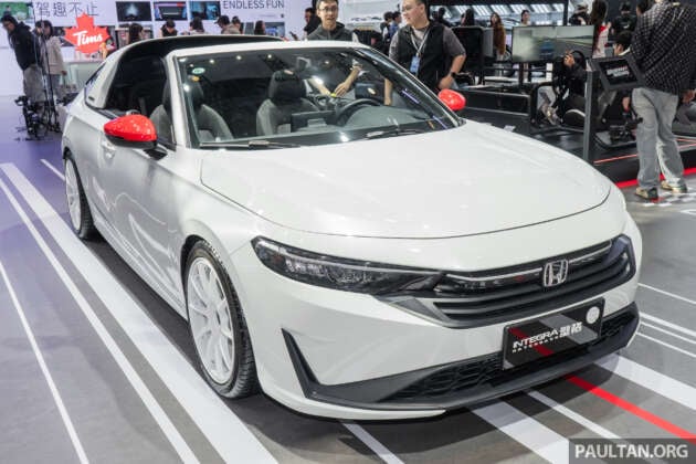 Honda Integra Hatchback Style concept in Guangzhou – manual two-door targa; new CR-X, anyone?