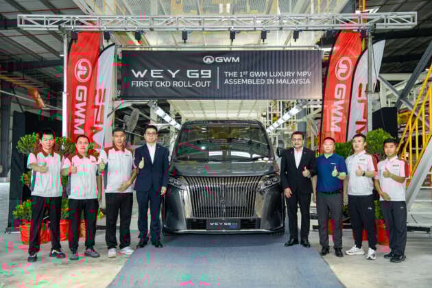 GWM Wey G9 rolls off CKD line – PHEV MPV open for booking, SWB, under RM300k, launch now early 2026