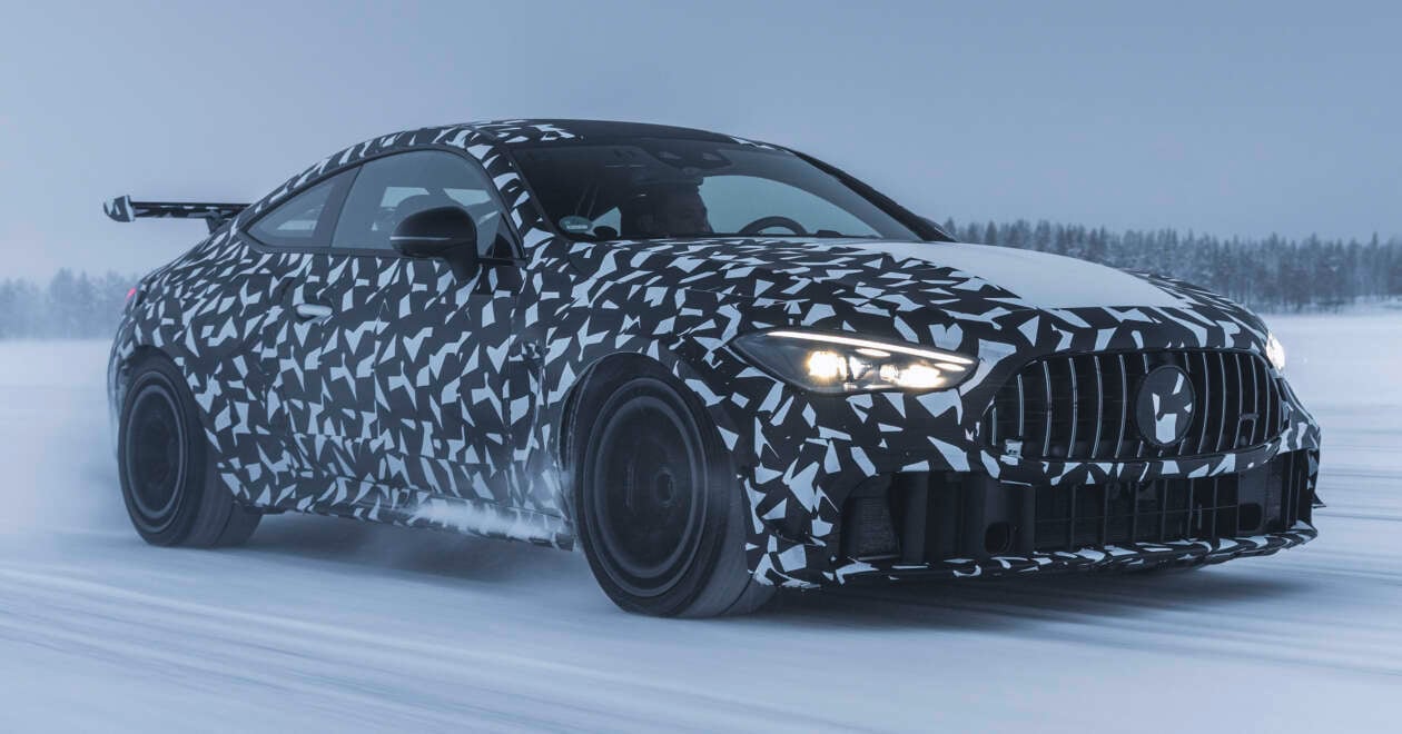 Mercedes-AMG CLE ‘extreme’ variant undergoes testing – limited edition V8-powered Black Series?