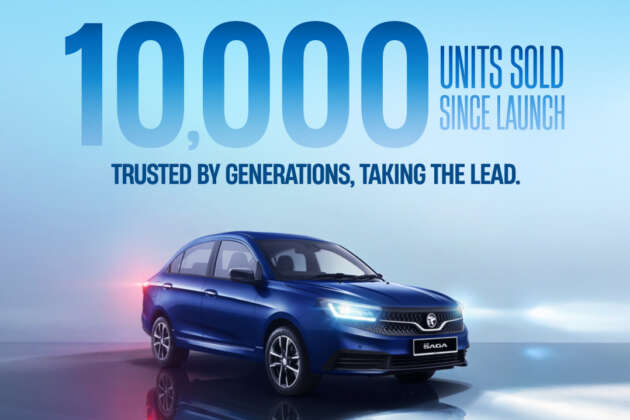 2026 Proton Saga MC3: 10,000 units sold since launch