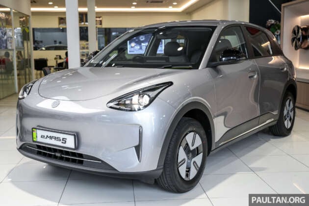 Proton eMas 5 Prime first images – 79 PS, 225 km WLTP range, halogens, steel wheels, no ADAS, RM57k