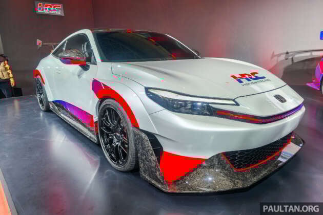 Honda Prelude HRC Concept shown at Tokyo Auto Salon 2026 – coupé gets big wing, carbon-fibre parts