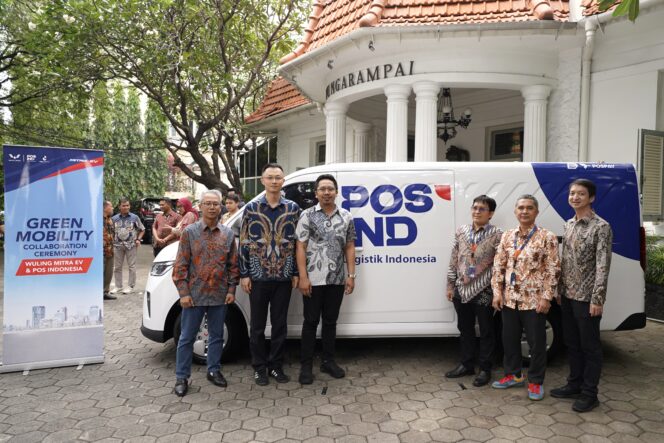 25 Unit Wuling Mitra EV Jadi Armada Pos Indonesia