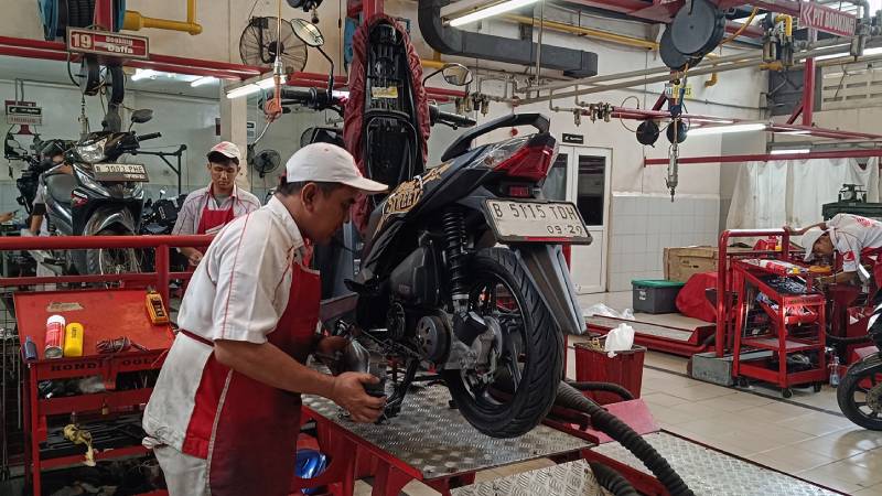Promo servis motor Honda