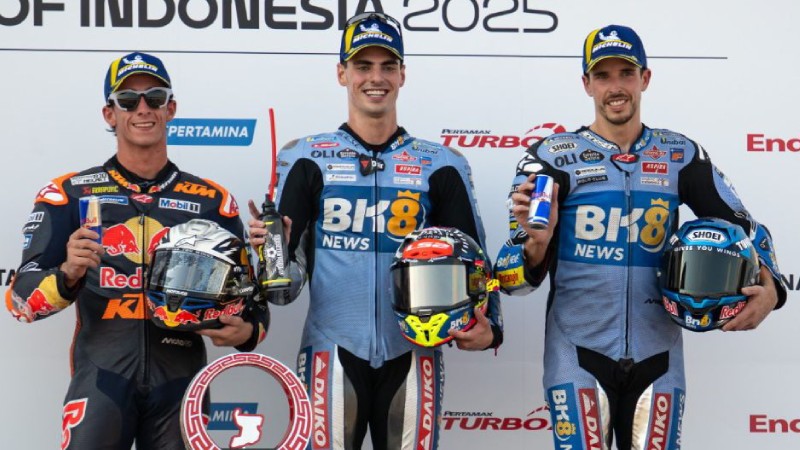 Fermin Aldeguer raih juara MotoGP Mandalika 2025