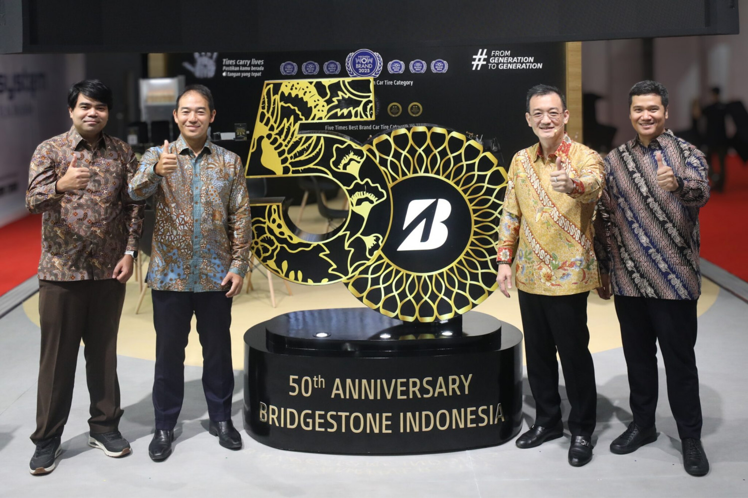 Bridgestone Indonesia 50 Tahun, Pamerkan Ban Terbaru dan Edukasi di IIMS 2026