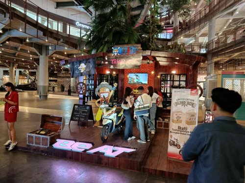 Honda BeAT One Piece Edisi Nami &amp; Usopp Curi Perhatian di Makassar