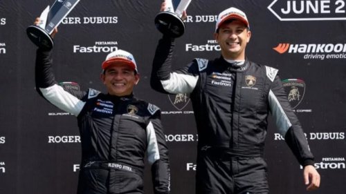 Pembalap Indonesia Kibarkan Merah Putih di Ajang Lamborghini Super Trofeo Jepang