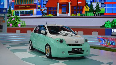 Cuma Ada Satu di Dunia, Daihatsu Ayla Modifikasi Retro Ini Bisa Dibawa Pulang