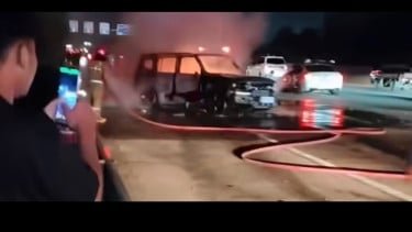 Mobil Jetour Terbakar di Jagorawi, Teknisnya Masih Diusut