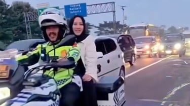 Drama Mudik: Baru Turun, Pemudik Ini Malah Tertinggal di Tol Cipali
