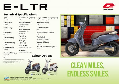 QJMOTOR E-LTR Launched, from RM6,999