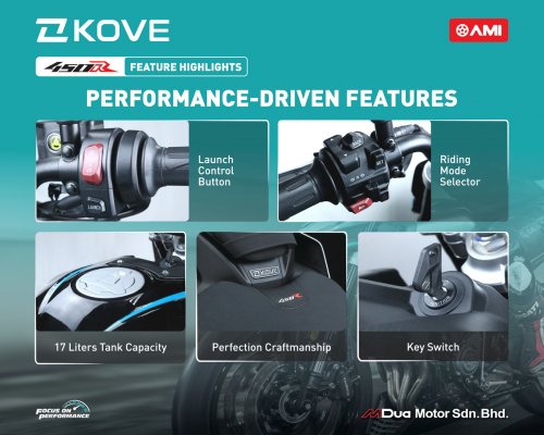 KOVE 800X GT dan KOVE 450R Tiba di Malaysia, Dari RM33,888