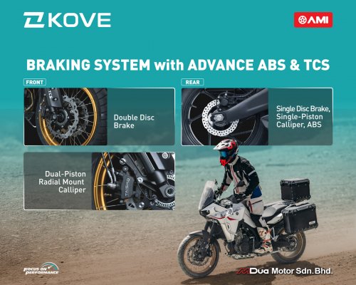 KOVE 800X GT dan KOVE 450R Tiba di Malaysia, Dari RM33,888