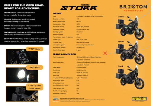 Brixton Storr 500 Launched, RM29,888