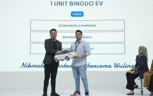 Pemenang Program Wuling T.E.N.T.R.A.M Asal Bekasi Barat Bawa Pulang 1 unit BinguoEV