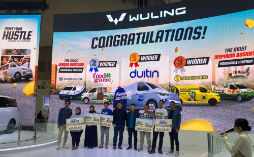 Wuling Umumkan Pemenang Kompetisi Move Your Hustle Bersama Mitra EV, Bawa Uang Tunai Rp 100 juta