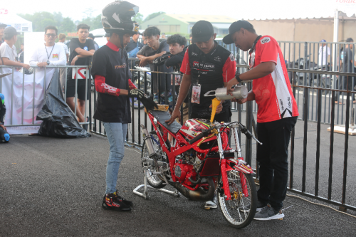 Pertamax Turbo Drag Fest 2025 Meriah, 436 Starter Motor Adu Kebut Raih Podium Utama