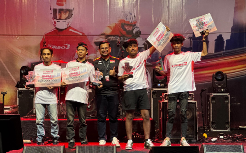 Pertamax Turbo Drag Fest 2025 Meriah, 436 Starter Motor Adu Kebut Raih Podium Utama