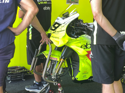 Fakta dari Dekat dengan Motor Franco Morbidelli dan Fabio Di Giannantonio di Paddock MotoGP Mandalika