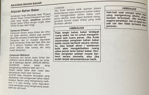 Fakta Bahan Bakar Etanol Aman Digunakan Mobil, Semua Ada di Manual Book!