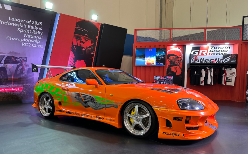 Toyota Supra Mk4 Tunggangan Brian O'Conner di film Fast and Furious Pamer di IMX 2025