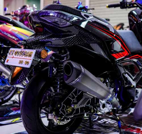 Modifikasi Yamaha XMAX Ratusan Juta Berkonsep Black Mamba, Berikut Spesifikasi Lengkapnya