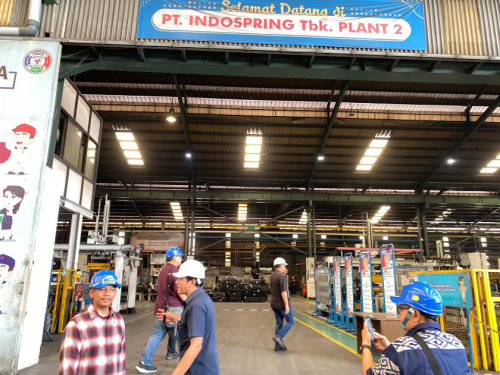Kunjungan Pabrik ke Pabrik Indospring Group, Melihat Langsung Pembuatan Per, Coil Spring sampai Kampas Rem