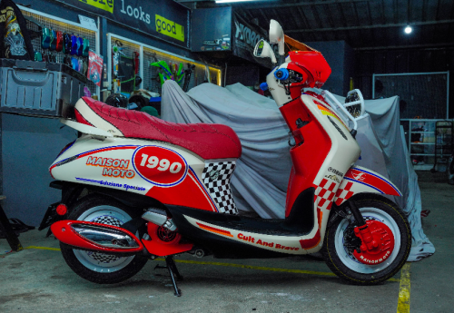 Tren Modifikasi Yamaha Grand Filano Hybrid, Cocok buat Jiwa Muda dan Ingin Tampil Beda