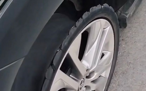 Kasus Berulang, Insiden Ban Robek Menimpa Pengguna Toyota Innova Zenix di Jalan Tol