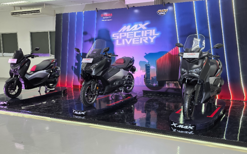 Yamaha Rilis TMAX Terbaru, Sekaligus NMAX dan XMAX Special Livery 25th Anniversary