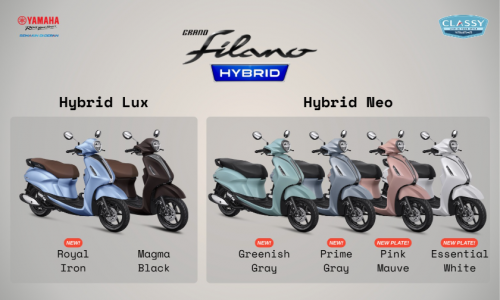Yamaha Rilis Warna Baru Grand Filano Hybrid, Tampil Semakin Gaul dan Kalcer