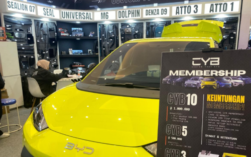 CYB Tawarkan Promo Spesial Aksesori BYD Atto 1 di IIMS 2026